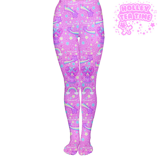 Bubbles Rainbow Land Stars Tights [Made To Order]