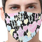 Pastel Party Black Face Mask (Adult & Youth Sizes)