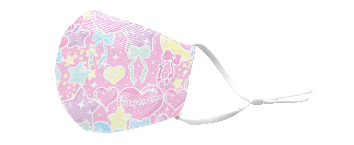 Pastel Party Pink Face Mask (Adult & Youth Sizes)