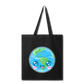 Kawaii Earth Tote Bag [SPOD] - black