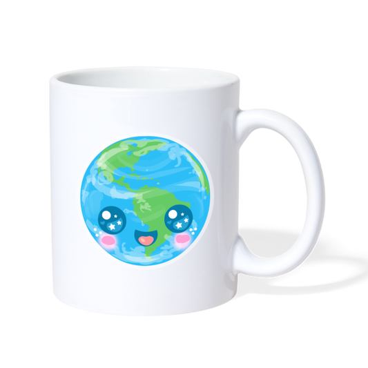 Kawaii Earth Coffee/Tea Mug [SPOD] - white