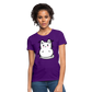 Marshmallow Kitty Women's T-Shirt - purple
