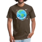 Kawaii Earth Fitted Cotton/Poly T-Shirt - heather espresso