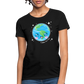 Kawaii Earth Women's T-Shirt - black