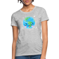 Kawaii Earth Women's T-Shirt - heather gray