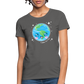 Kawaii Earth Women's T-Shirt - charcoal