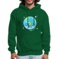 Kawaii Earth Men's Hoodie - forest green