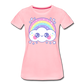 Happy Rainbow Cloud Women’s Premium T-Shirt - pink