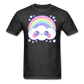 Happy Rainbow Cloud Unisex Classic T-Shirt - heather black