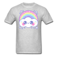 Happy Rainbow Cloud Unisex Classic T-Shirt - heather gray