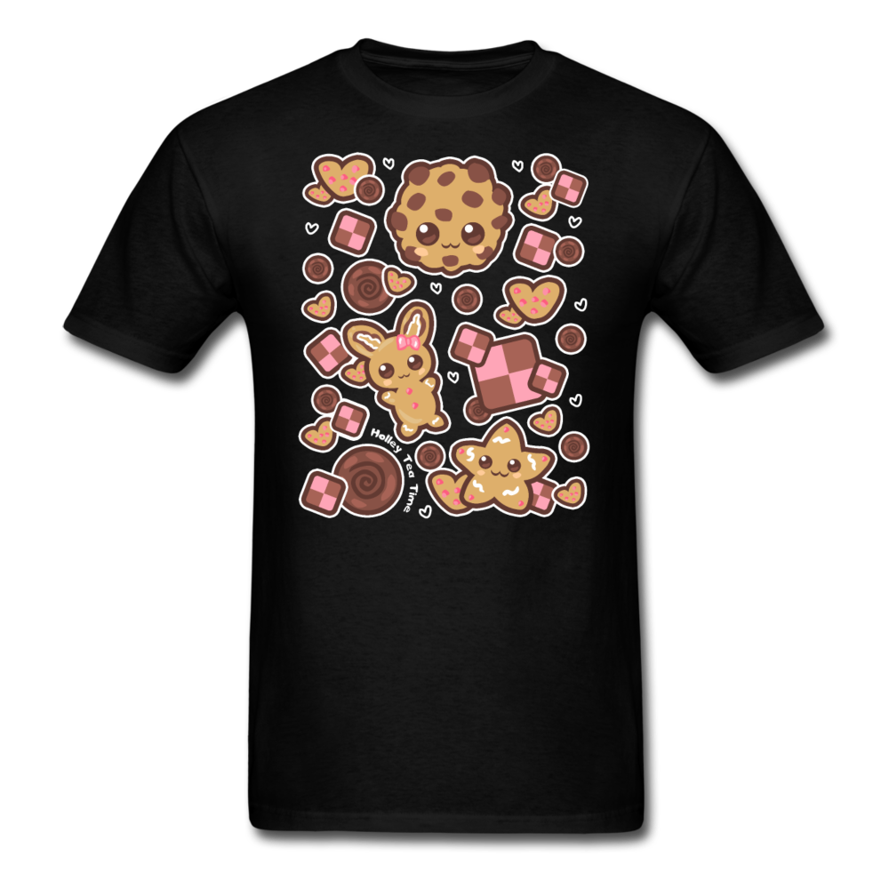 Kawaii Cookies Unisex Classic T-Shirt - black