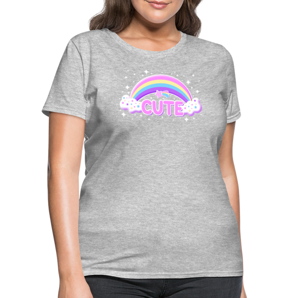 Rainbow Cute Magic Women's T-Shirt - heather gray
