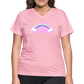 Rainbow Cute Magic Women's V-Neck T-Shirt - pink