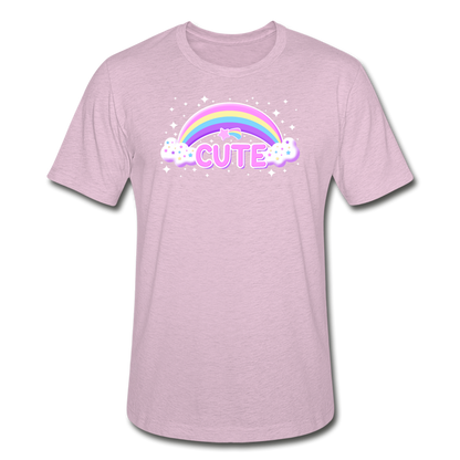 Rainbow Cute Magic Unisex Heather Prism T-Shirt - heather prism lilac