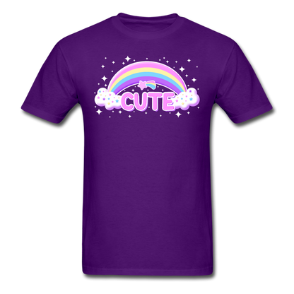 Rainbow Cute Magic Unisex Classic T-Shirt - purple