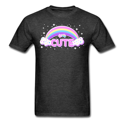 Rainbow Cute Magic Unisex Classic T-Shirt - heather black