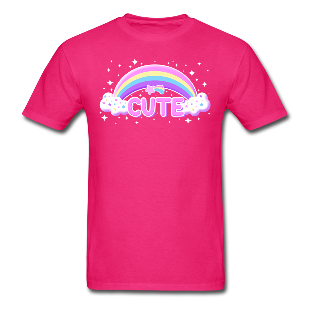 Rainbow Cute Magic Unisex Classic T-Shirt - fuchsia