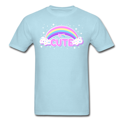 Rainbow Cute Magic Unisex Classic T-Shirt - powder blue