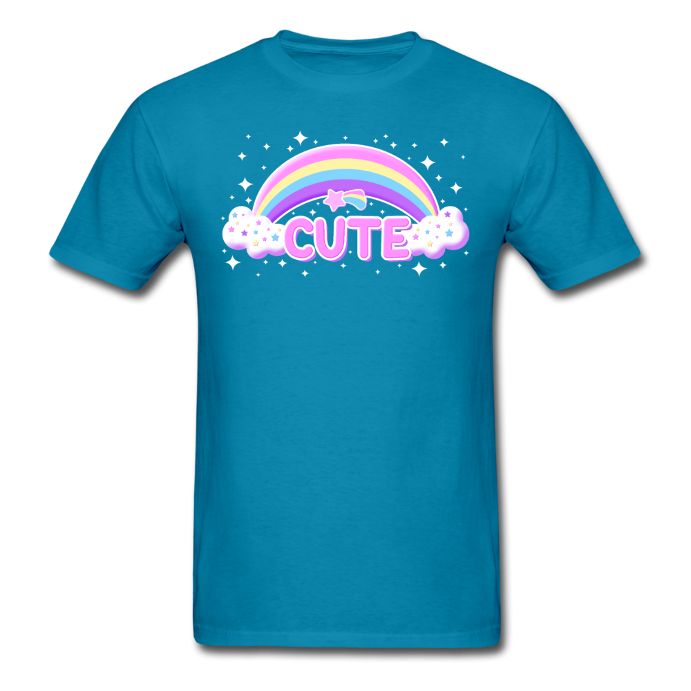 Rainbow Cute Magic Unisex Classic T-Shirt - turquoise