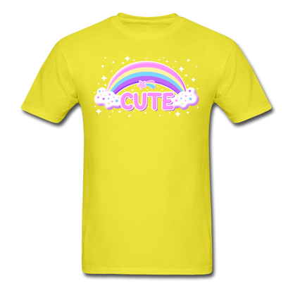 Rainbow Cute Magic Unisex Classic T-Shirt - yellow