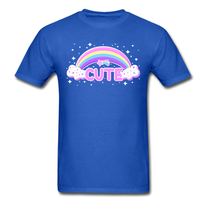 Rainbow Cute Magic Ultra Cotton Unisex Adult T-Shirt - royal blue