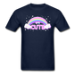 Rainbow Cute Magic Ultra Cotton Unisex Adult T-Shirt - navy