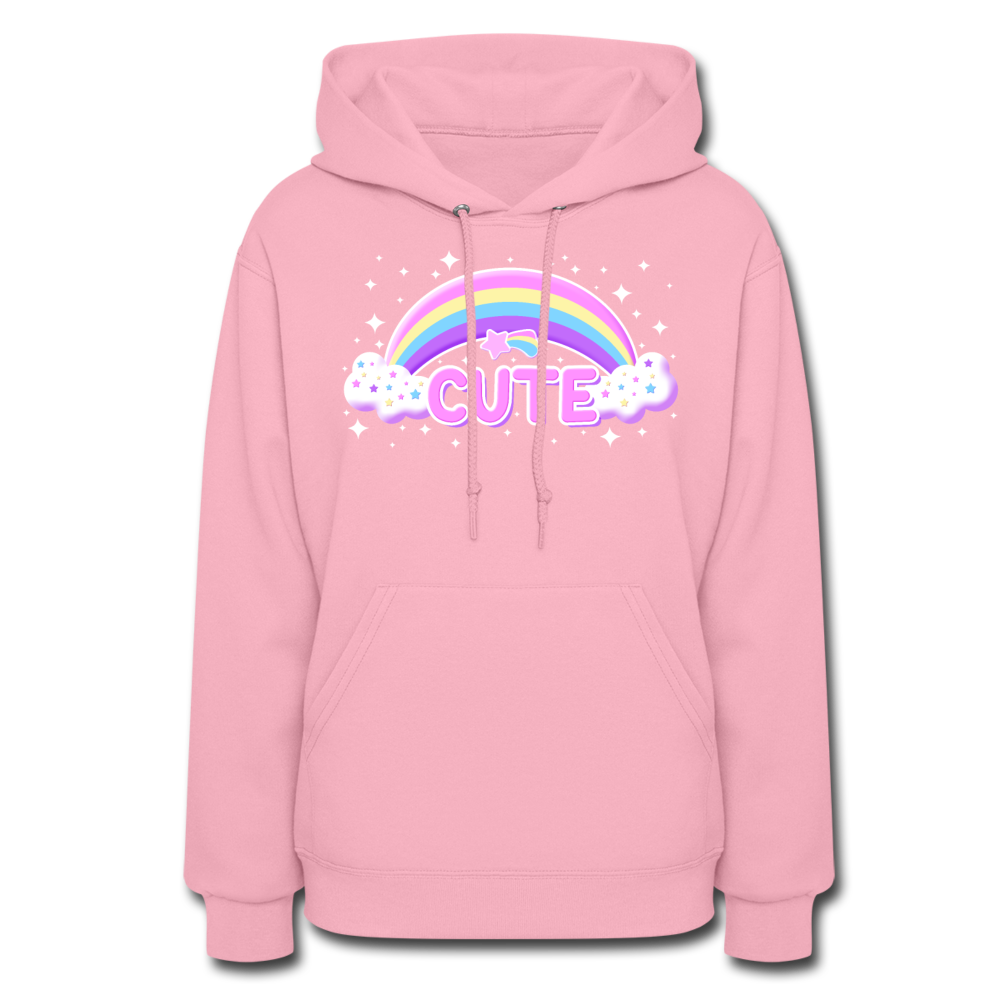 Rainbow Cute Magic Women's Hoodie - classic pink