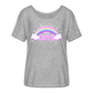 Rainbow Cute Magic Women’s Flowy T-Shirt - heather grey