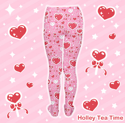Sweet Feelings pink tights [made to order]