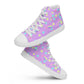 Starry Party Purple Women’s High Top Canvas Shoes